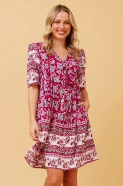 INDIANA FLORAL BOHO SHORT DRESS -Female Clothing Store d3d4dc561dda027721902cfafbaf5e84