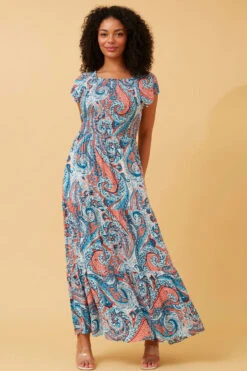 FABIAN PAISLEY BOHO MAXI DRESS -Female Clothing Store d4f8270bd51e1c57156229e4c04c4fd0