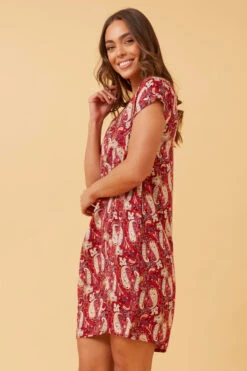 PAULA PAISLEY BOHO SHIFT DRESS 11 PAULA PAISLEY BOHO SHIFT DRESS -Female Clothing Store d72d764c4d686978f050b707cd6322d3