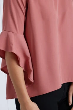 FLUTE SLEEVES BLOUSE -Female Clothing Store d8ddb721bd127a829bd1e0faed3b610e