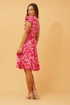 PASADENA ABSTRACT PRINT SHORT DRESS -Female Clothing Store d8de2a98adae1d4aaef6495f21164429