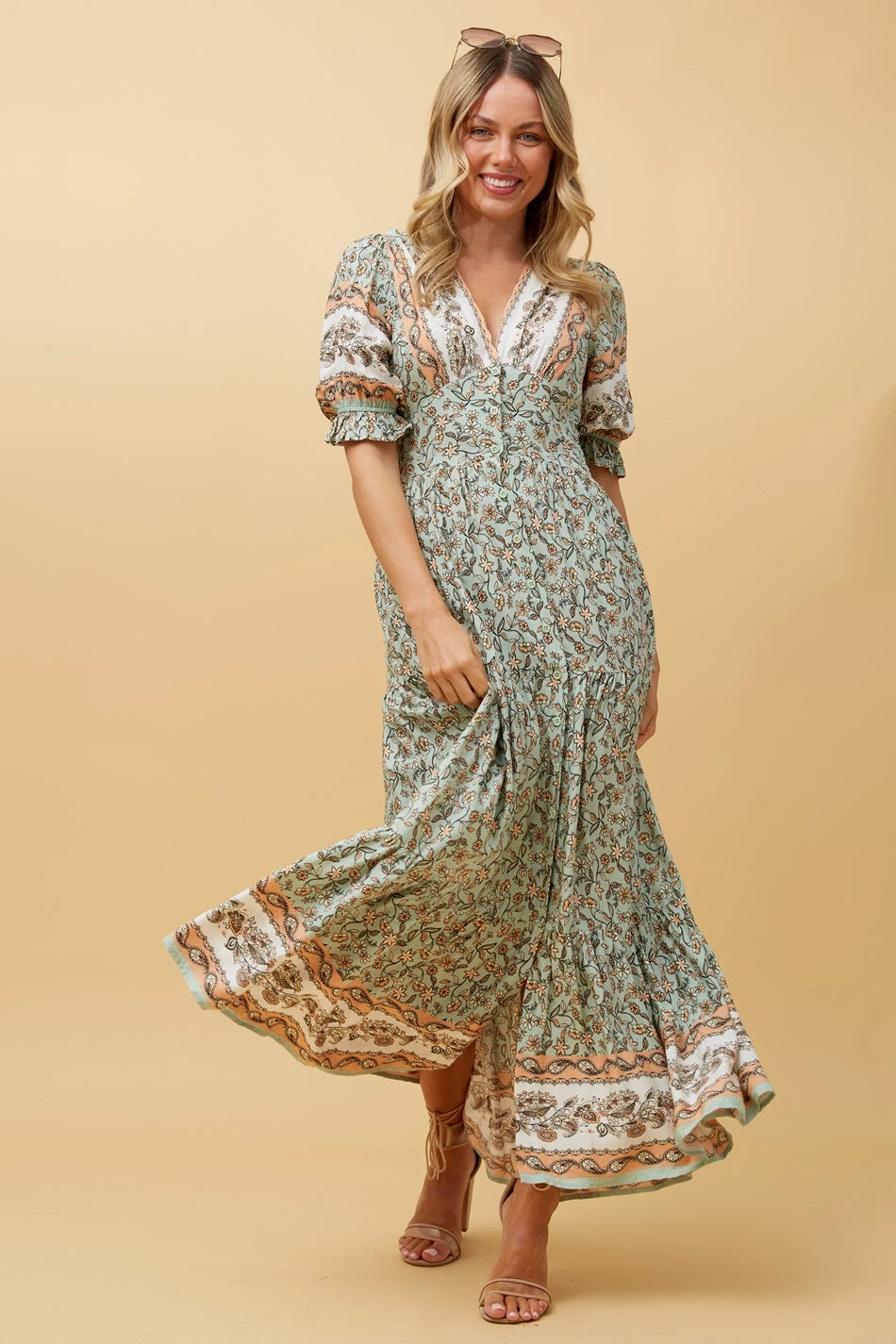 ELSIE FLORAL BOHO MAXI DRESS 5 ELSIE FLORAL BOHO MAXI DRESS - Image 5