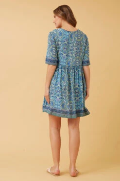 INDIANA PAISLEY BOHO SHORT DRESS -Female Clothing Store d9b6aa3c035882858bd5e0da997669f9
