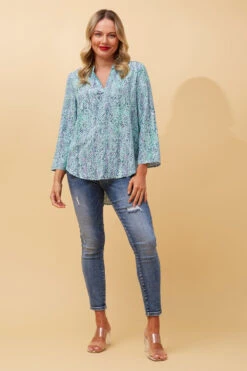 SPICY ABSTRACT PRINT BLOUSE -Female Clothing Store dbeda41bc5fcf57462631f84d79b804f