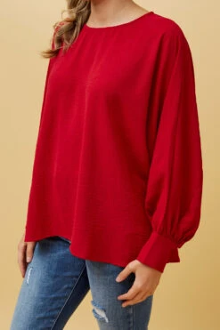 TEREZE OVERSIZED BATWING SLEEVE BLOUSE -Female Clothing Store dcda360945d04b6dbe4ca86165f91d9f