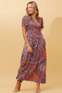 VIENNA BOHO MAXI DRESS -Female Clothing Store dd949510d5950f75aedc60b234f9e5c5
