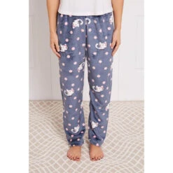 CAT PRINT PLUSH PYJAMA PANTS -Female Clothing Store de0fa564d2da6af314623a52724a41d1