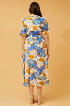 KATINA FLORAL BELTED MIDI DRESS -Female Clothing Store de4a0f4e359135b7bc13a8484b2a80a0