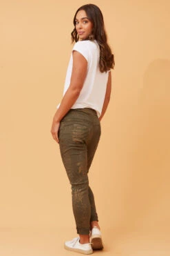 JANJA FOIL PRINT JOGGER PANTS -Female Clothing Store deab64b82b8e4142b8f0072d1fa82c22