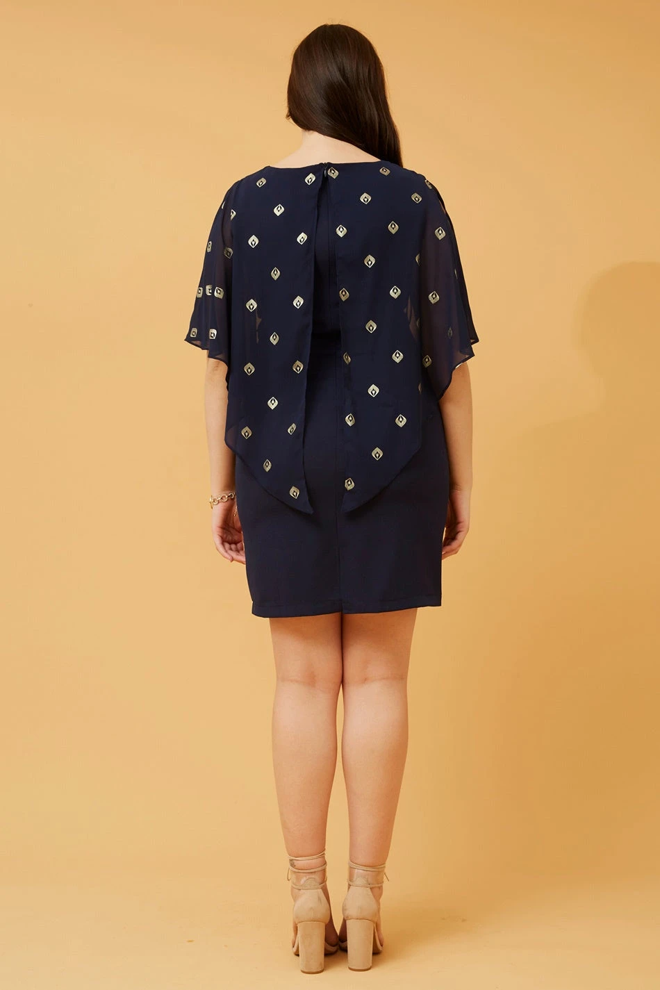 KYLIE COLD SHOULDER GLITTER DRESS 7 KYLIE COLD SHOULDER GLITTER DRESS - Image 7