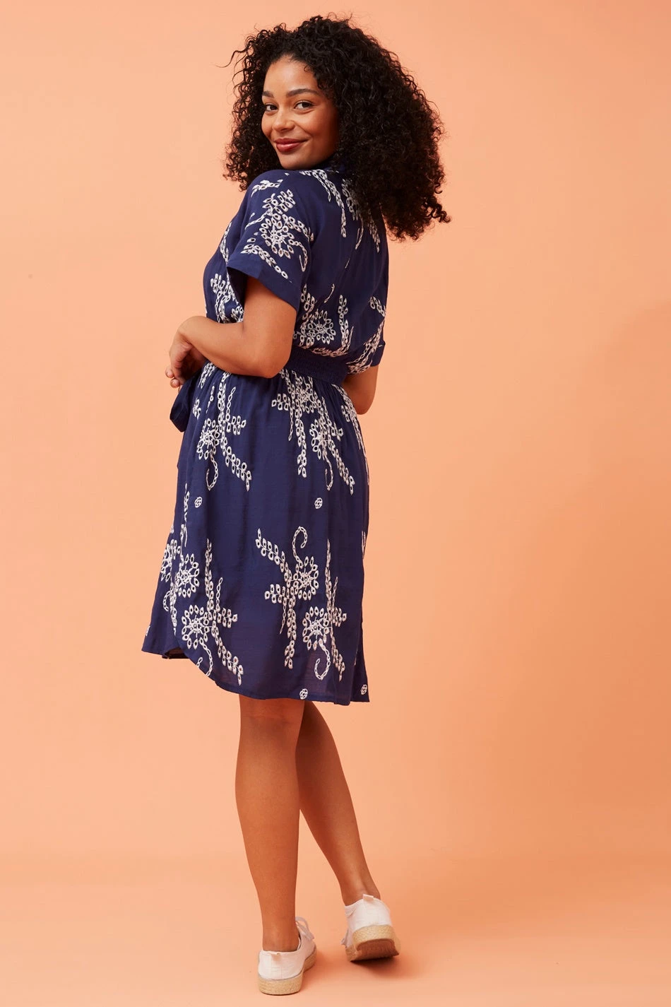 ETHEL EMBROIDERED SHORT DRESS 6 ETHEL EMBROIDERED SHORT DRESS - Image 6