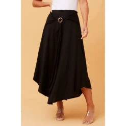 ESTRELLA LINEN MIDI SKIRT -Female Clothing Store e6cf23d4ba6ddd23f6ae774d66c13875