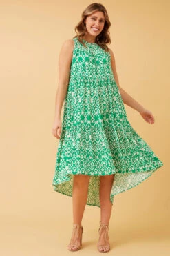 DREW TIERED TRAPEZE DRESS -Female Clothing Store e7cd15e945a8dcb2b29ccf4cf43d9c86