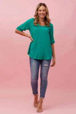 KENDRA BUTTON DETAIL TOP 17 KENDRA BUTTON DETAIL TOP -Female Clothing Store e8bd18ab087c37f6169171b7a88a7c69