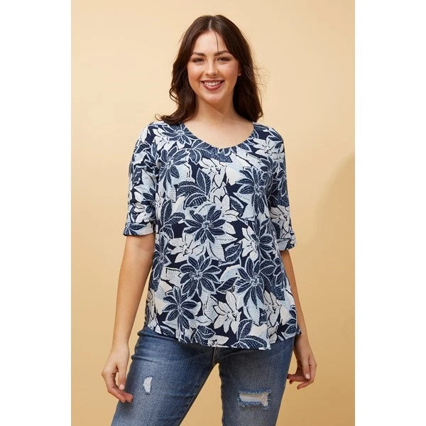KENDRA BUTTON DETAIL FLORAL TOP 11 KENDRA BUTTON DETAIL FLORAL TOP - Image 11