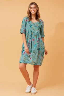 PISA FLORAL LINEN DRESS -Female Clothing Store ebe6b56094ec21859af2350c92037755 7622a361 7165 476a 9df1 ee6f16a0003a