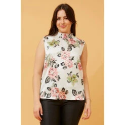 DI HIGH NECK FLORAL BLOUSE -Female Clothing Store ec42c85bc908168c7a1c4ba6b8eb30ad