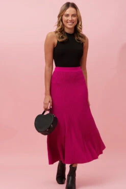 LEANNE RIB KNIT SKIRT -Female Clothing Store ed748da29b30700611b6beff95ffdf23