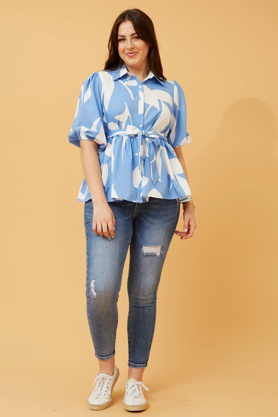 LAIKE ABSTRACT PRINT TOP 4 LAIKE ABSTRACT PRINT TOP - Image 4