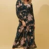 CRYSTELLE FLORAL MAXI DRESS