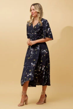 AVALON FLORAL WRAP DRESS -Female Clothing Store ee40ecb064ee9fc129d744e74890e558
