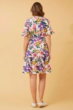 AVITA FLORAL BELTED DRESS -Female Clothing Store ee818561e613942a88a4aed1f1041396