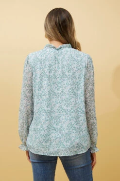 Stella FRANCA FLORAL FRILL SLEEVE BLOUSE -Female Clothing Store ef16e5e64f3fdfd548db147148d33040