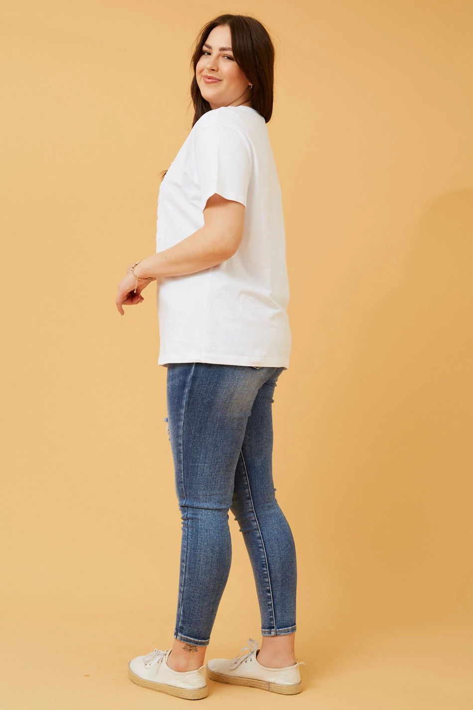 JULITA EMBOSSED GRAPHIC PRINT TOP 11 JULITA EMBOSSED GRAPHIC PRINT TOP - Image 11