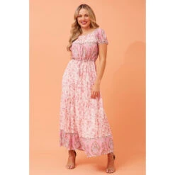 ULTIMA PAISLEY BOHO MIDI DRESS -Female Clothing Store f001441967c4d33f6d3ae1daf453bc99