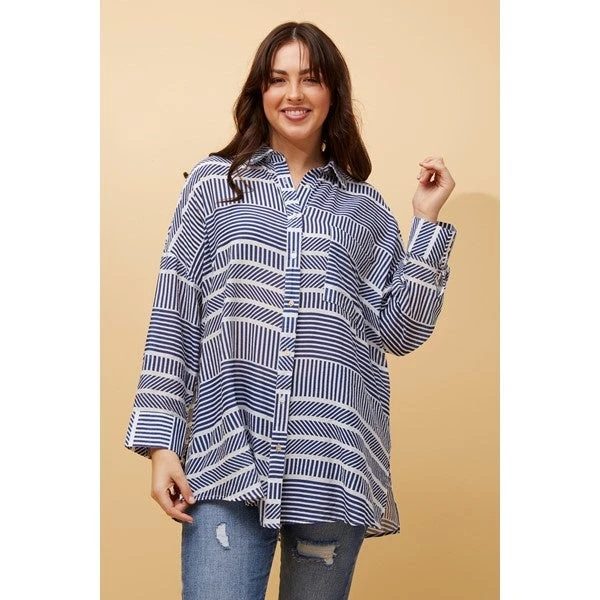 SHIRLEY STRIPE SHIRT 8 SHIRLEY STRIPE SHIRT - Image 8