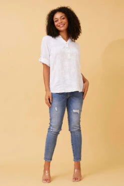 KAI FLORAL EMBROIDERY DETAIL TOP -Female Clothing Store f1b6c493bd96c4d4fb40562eaba055e6