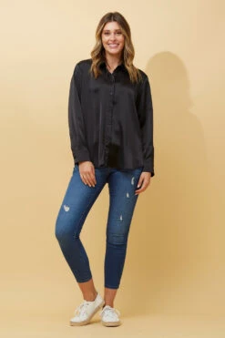 ALITA SATIN SHIRT -Female Clothing Store f2506433e1bdcd8b9bc29e30755e3422