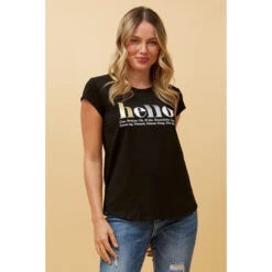 COCO HELLO TSHIRT -Female Clothing Store f26f05a0c3c0c786a1b5542e560fe932
