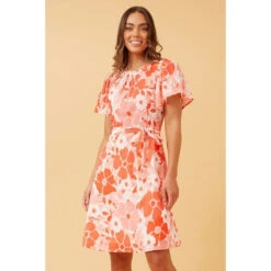 RAELENE FLORAL SHORT DRESS -Female Clothing Store f3b04b16f38cbc576e016f73ffe0cfe7