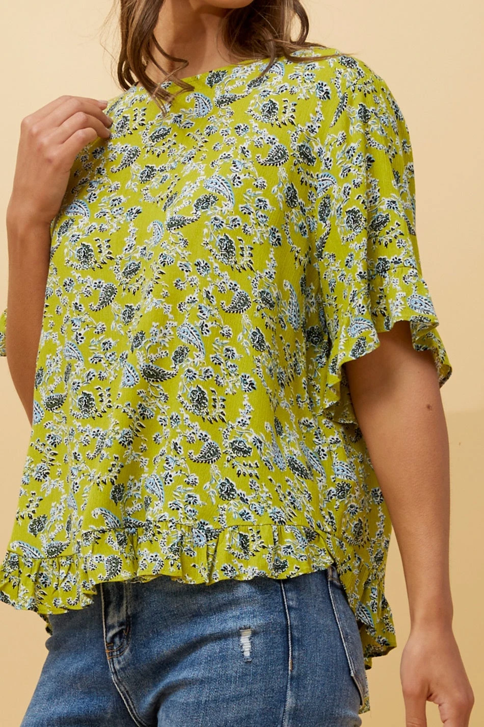 FRILA PAISLEY BOHO TOP 5 FRILA PAISLEY BOHO TOP - Image 5