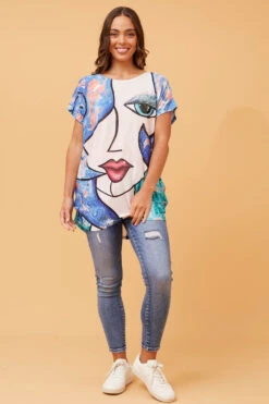 EXCELINA GLITTER TOP