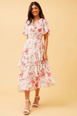 WINDSOR FLORAL MIDI DRESS -Female Clothing Store f88743d84595d69bf4c9e92b1a2555d8