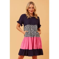 KELLY COLOUR BLOCK LINEN DRESS 13 KELLY COLOUR BLOCK LINEN DRESS -Female Clothing Store f8e52bd87da917e23c29ebc33ddc1ec3