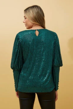 DECLAN SEQUIN TOP -Female Clothing Store fa98f77c2de3f358fa4c0522b0619771