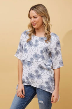 DOUBLE LAYER ASYMMETRICAL HEM TOP -Female Clothing Store fac41dd818c70a83dbc1c7c788be36be