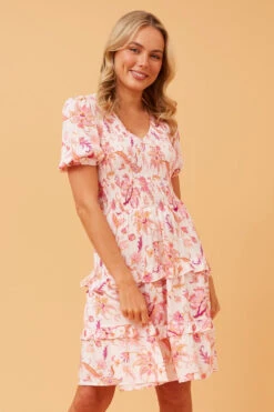 LORELAI FLORAL PRINT TIERED DRESS -Female Clothing Store fac7d3538f7d1c948798d84ba2c0f564