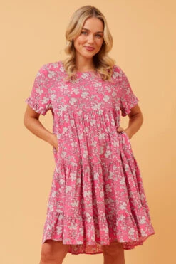 KELLY FLORAL BABYDOLL DRESS -Female Clothing Store fad5c79fc868b5ac4c0e1fa6858b8dbb