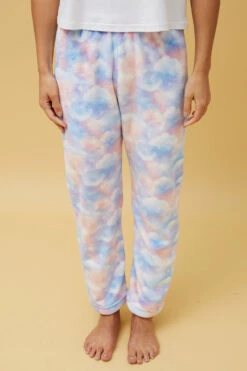 LEE TIE DYE PLUSH PYJAMA PANTS -Female Clothing Store faed0ec48746c8578b018005d0905488