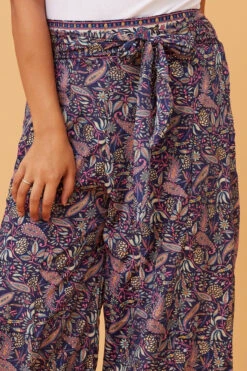 ADDISON FLARED BORDER PRINT PANTS -Female Clothing Store fb531abaf46bcc244a43c9e3c1df11b5