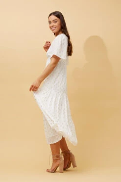 IVANA TEARDROP FOIL PRINT MAXI DRESS -Female Clothing Store fba48c239346209f95afee24d966ec95