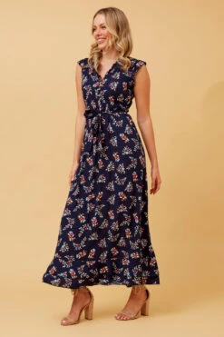 RAVINA FLORAL MAXI DRESS -Female Clothing Store fdbf3225797b9fbc923b448c0b51fdb4