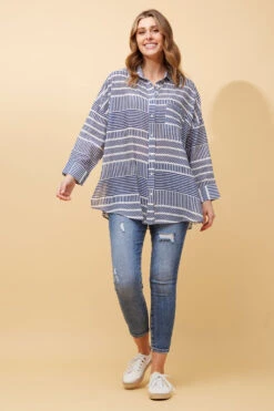 SHIRLEY STRIPE SHIRT 11 SHIRLEY STRIPE SHIRT -Female Clothing Store fe3ab259df9444555925224123e165ca