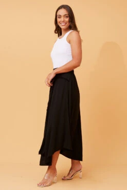 ESTRELLA LINEN MIDI SKIRT -Female Clothing Store fe82a5490af8923f2a89b791d3125649