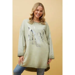 SORIANA FOIL PRINT TUNIC TOP -Female Clothing Store fe94598c3e86ba469cdc4eae77d0d02f