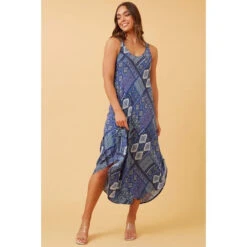 UMBRELLA PATCHWORK BOHO MIDI DRESS -Female Clothing Store ffe603268c9cdc6d12520e8a7ae5b1ea